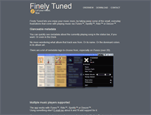 Tablet Screenshot of finelytunedapp.com